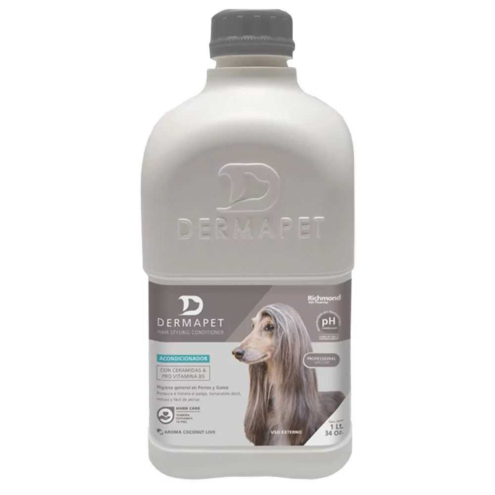 Acondicionador para Mascotas Dermapet Hair Styling 1L