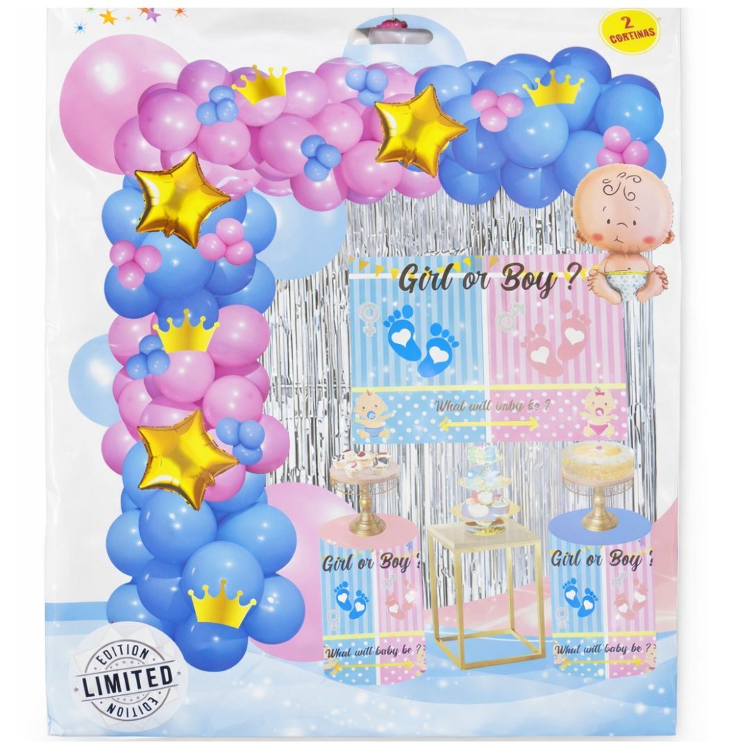 Globos Bouquet Revelación De Género