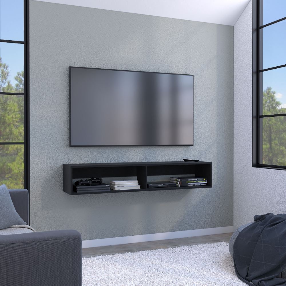 CENTRO DE ENTRETENIMIENTO TV70" R-150 NEGRO | TUHOME