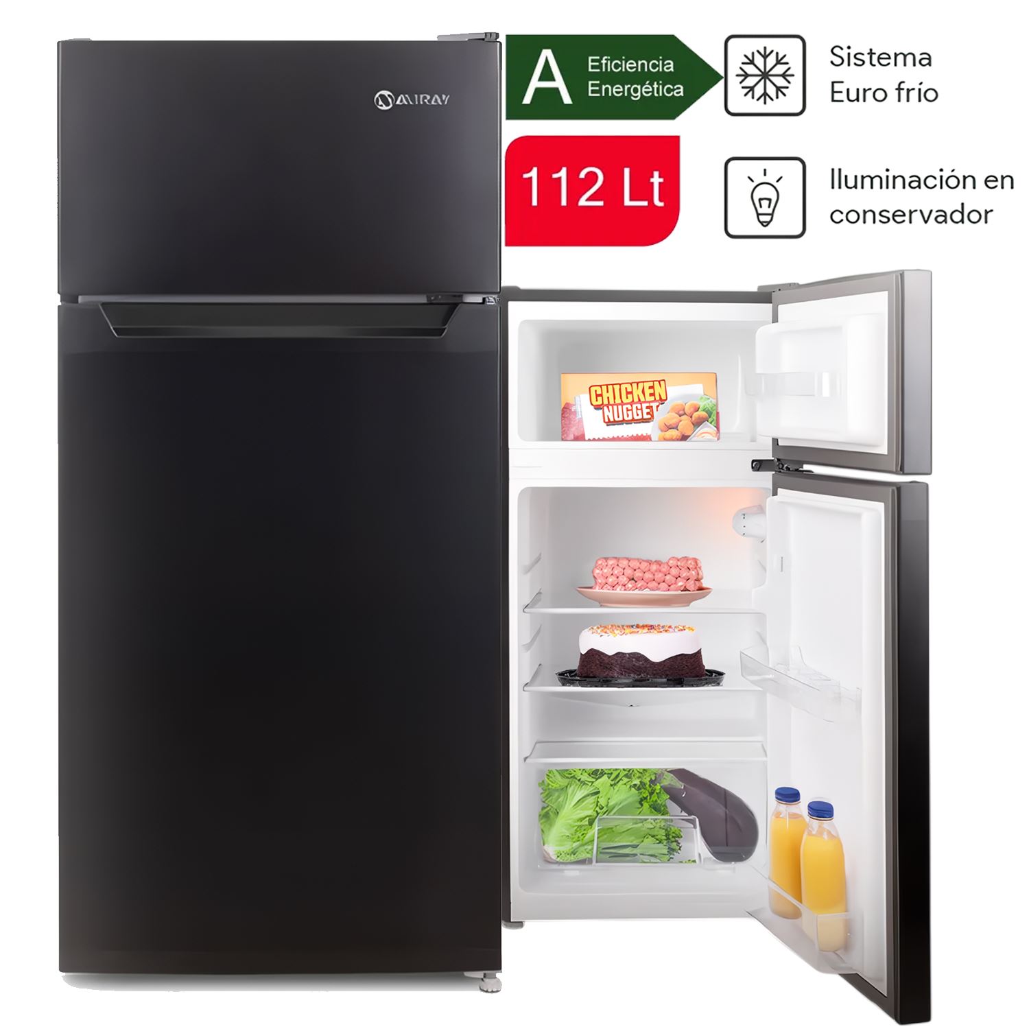 Refrigeradora Miray RM-114H Euro Frío 112 Litros
