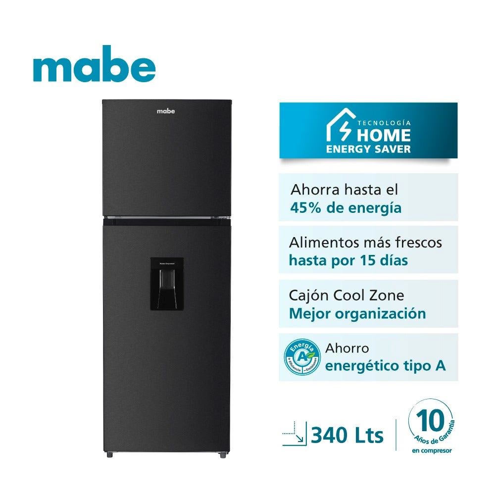 Refrigeradora Mabe Automatica 243LT Black Steel RMN245PAPRP0