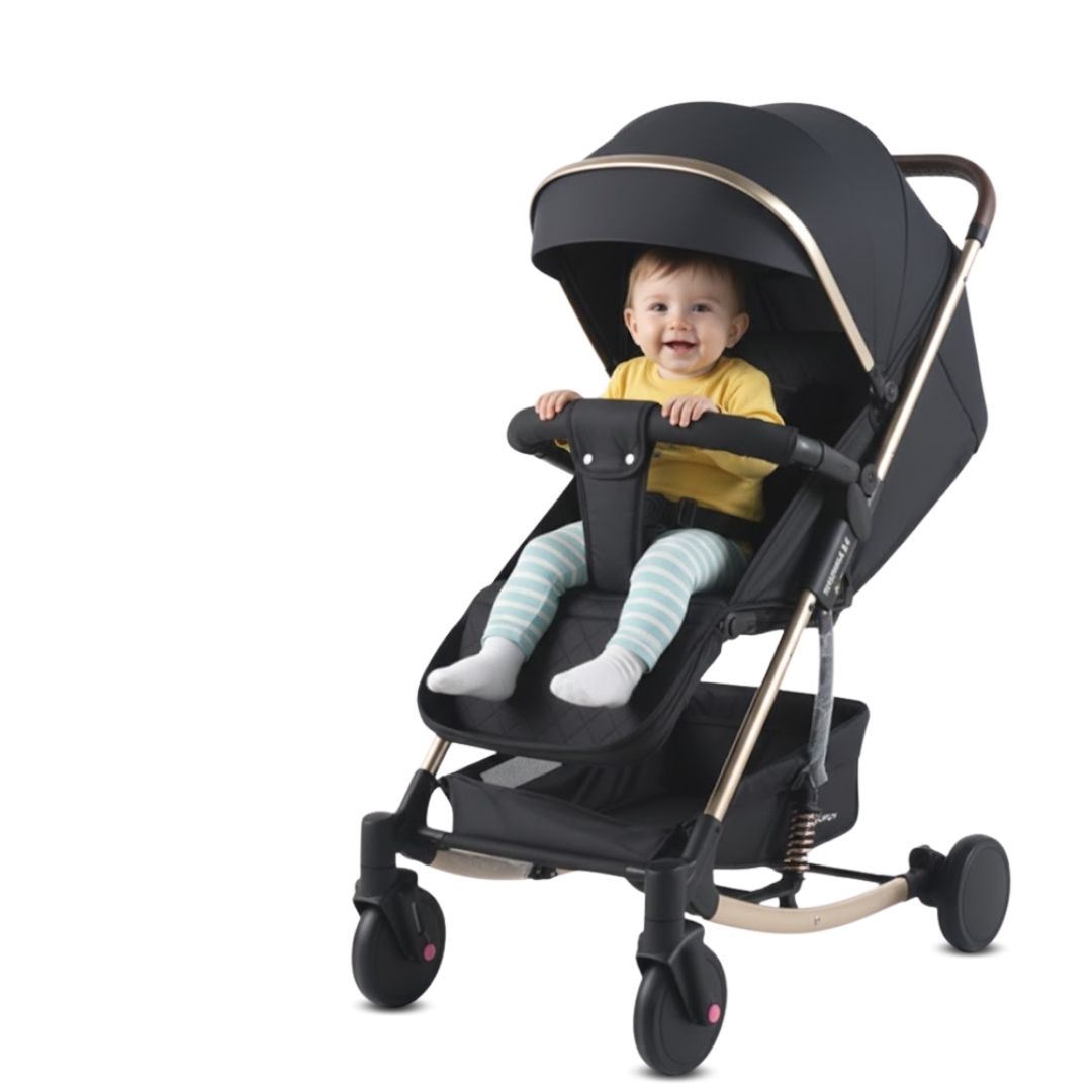 Coche Mecedora Maleta de Lujo «ROCKING PRIME» Black