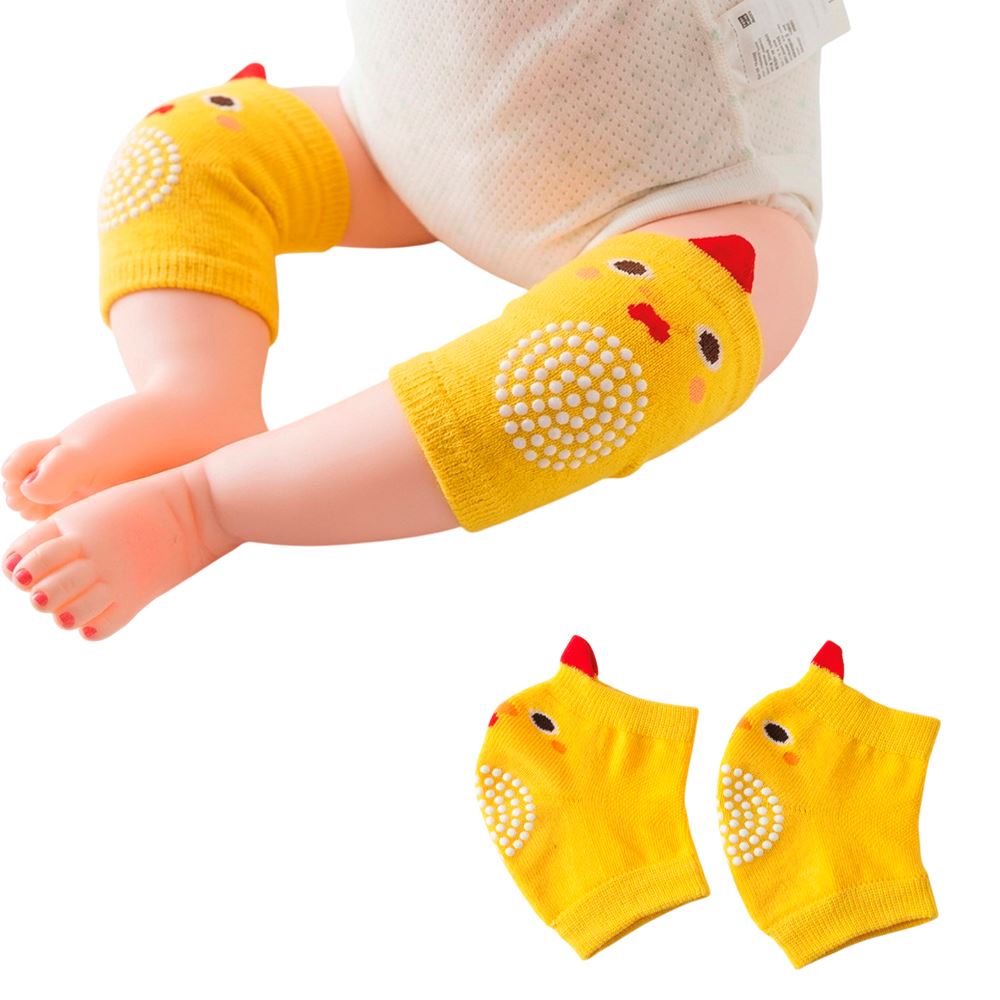 Protector de rodilla pollito amarillo para Bebe rodillera