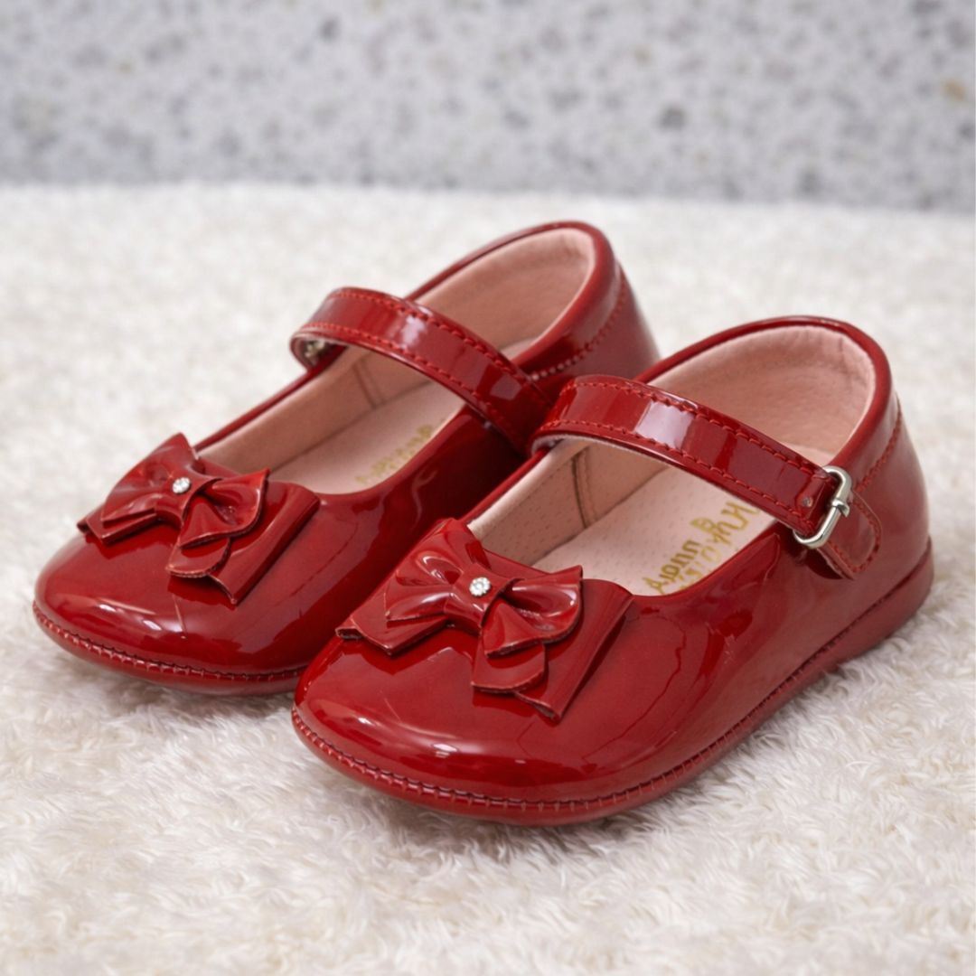 Zapatito De Bebe Infantil Color Rojo
