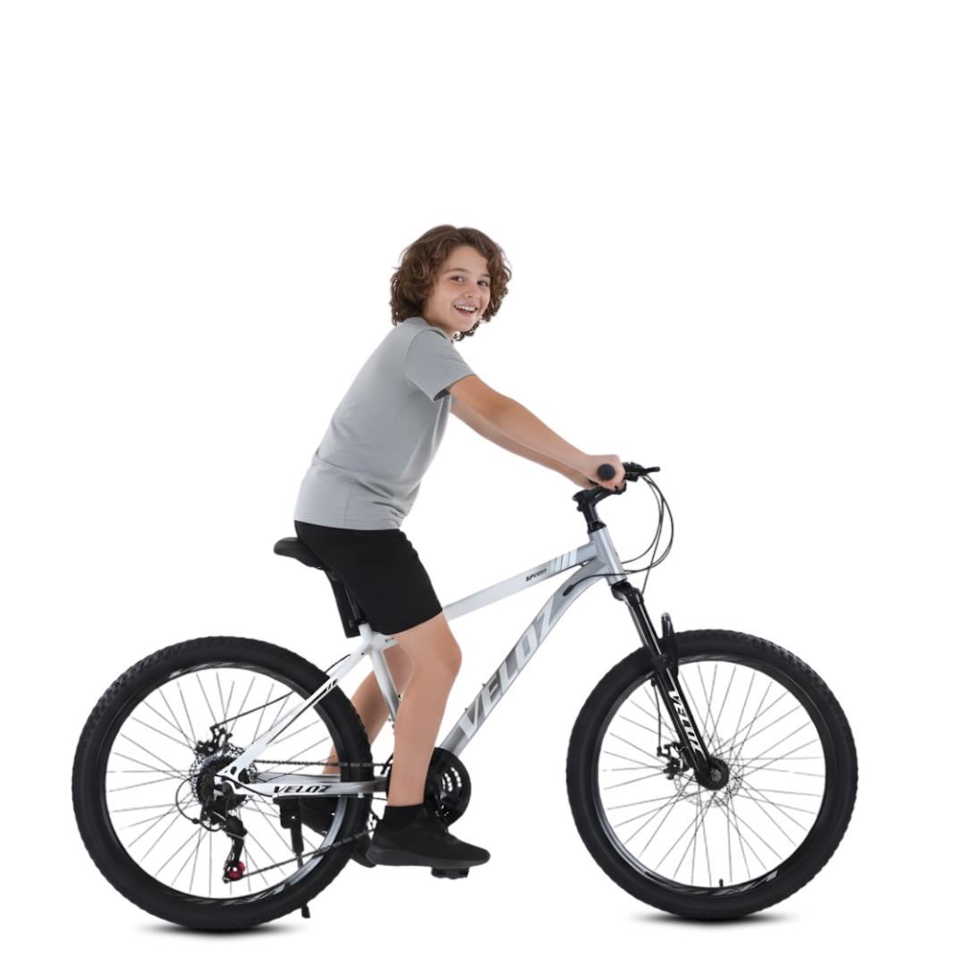 Bicicleta Montañera Aro 24 «ROMA MTB» Edición Limitada Light Grey