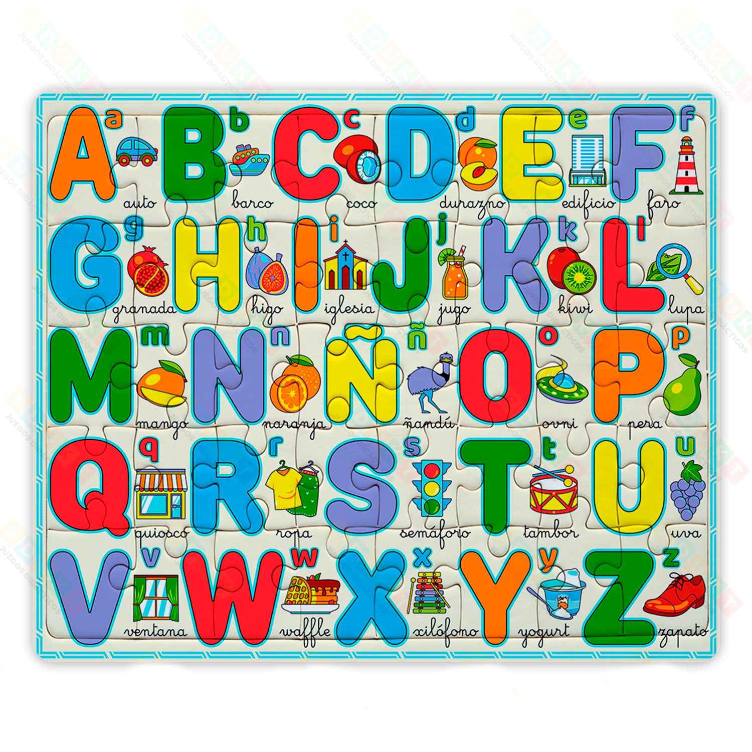 Rompecabezas Educativo Abecedario 100 Piezas EDUKT