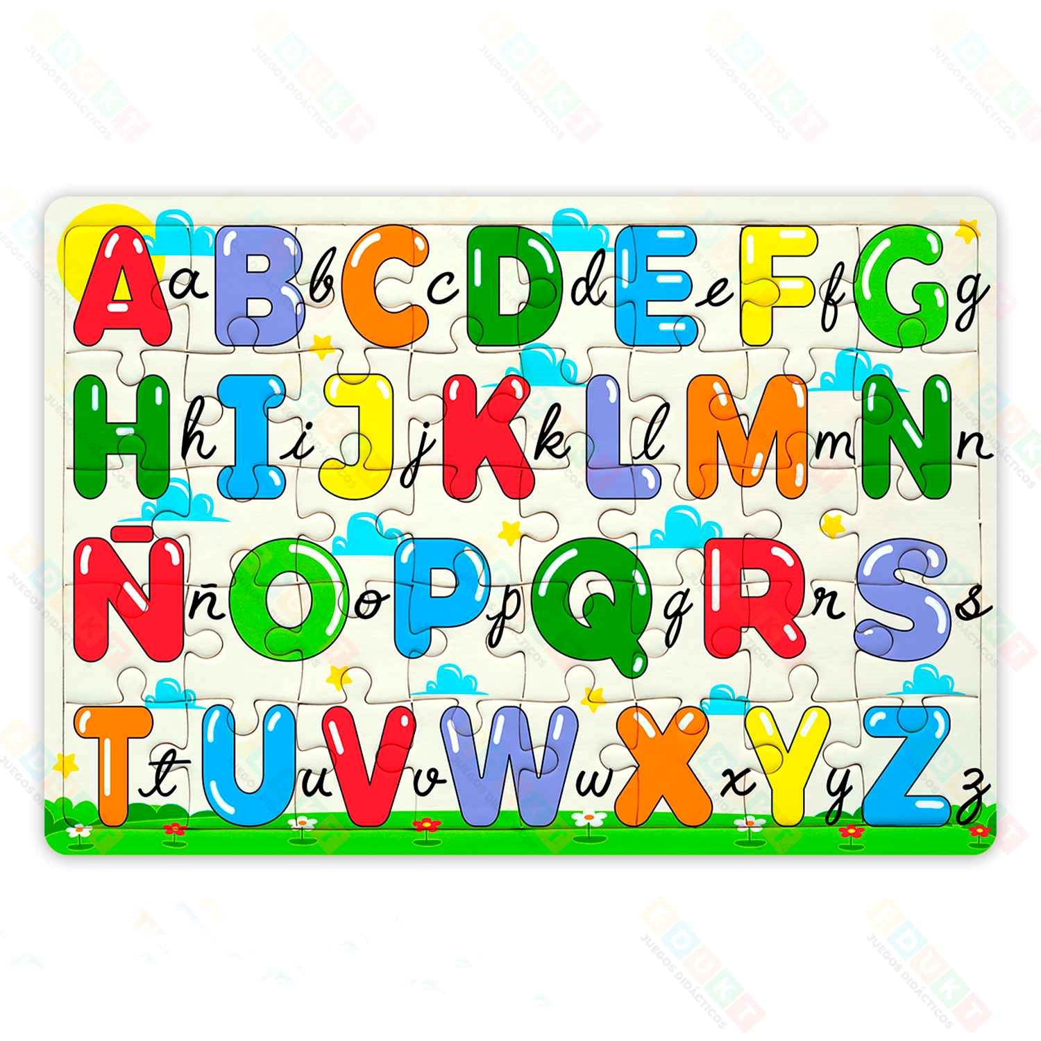 Rompecabezas Educativo Abecedario 30 Piezas EDUKT