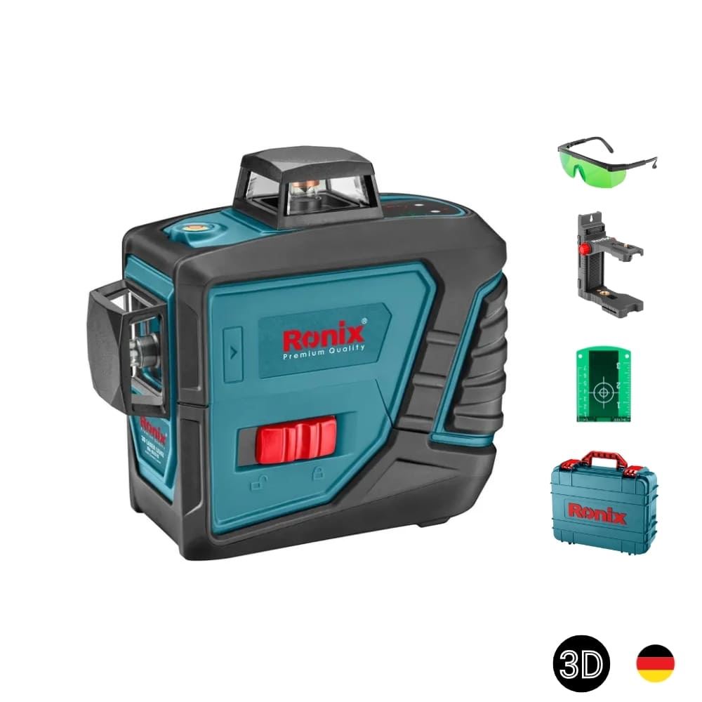 Nivel Láser 3D Luz Verde INDUSTRIAL RONIX RH-9537G