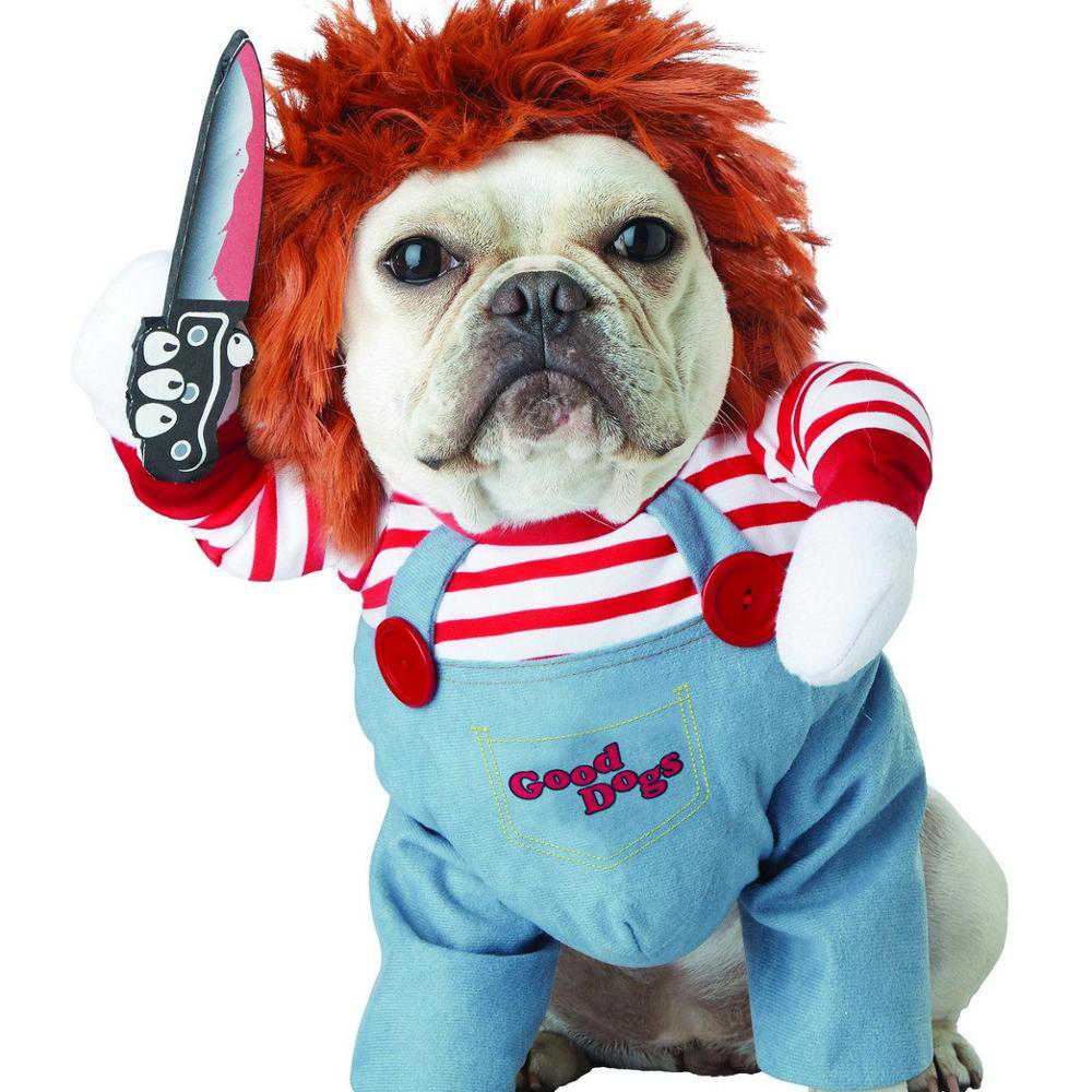 Disfraz para perros Chucky Talla XL | Juntoz