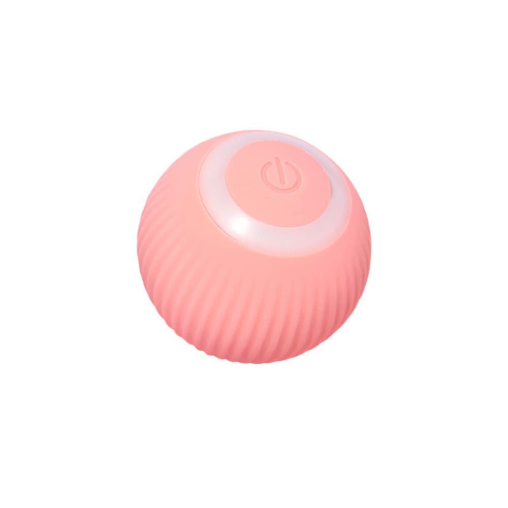 PELOTA INTELIGENTE CON VIBRADOR Y MOVIMIENTO PET GRAVITY COLOR ROSADO CARGADOR USB C