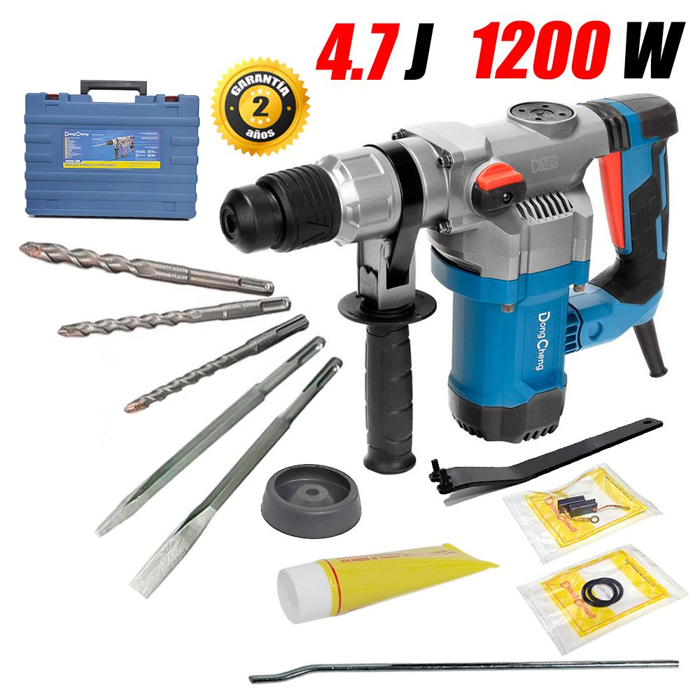 Rotomartillo Industrial SDS-Plus Dongcheng DZC06-28B 1200W 28mm 4.7J 4.7kg