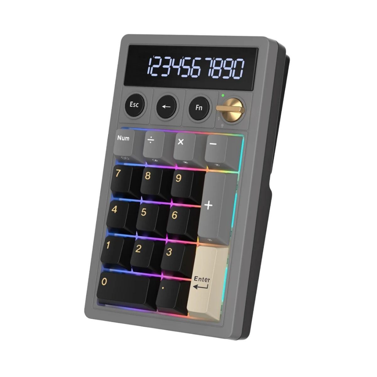 Teclado Numérico Royal Kludge M20 Wireless Phantom Switch Creamy
