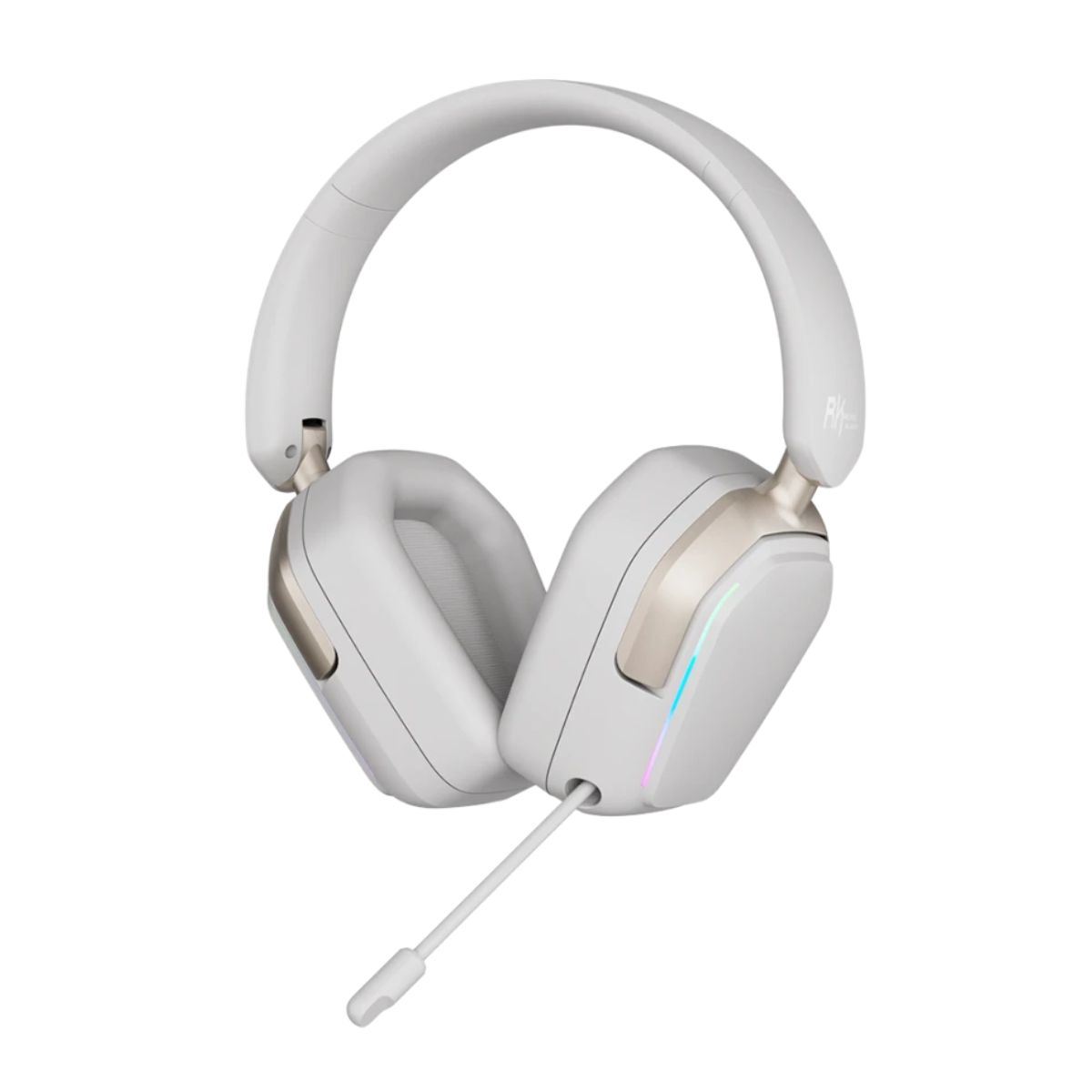 Audífono Royal Kludge RK HG101 Wireless RGB Sonido 7.1 - Platinum Grey