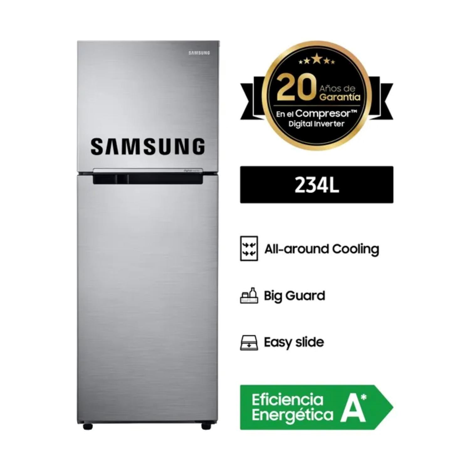 Refrigeradora Samsung rt22farads8 234l