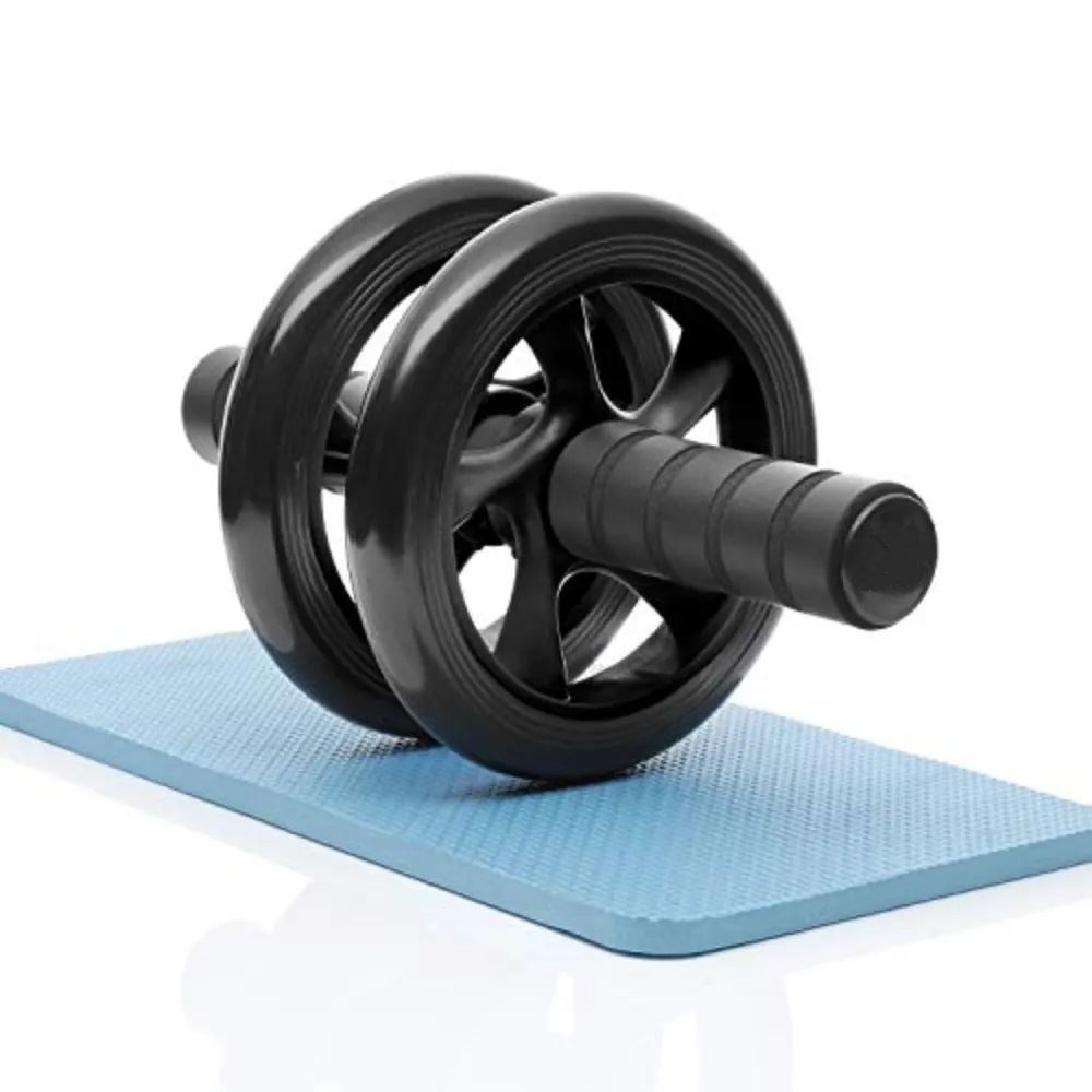 Rueda Abdominal Ejercicio Gym Con Almohadillas + Alfombra