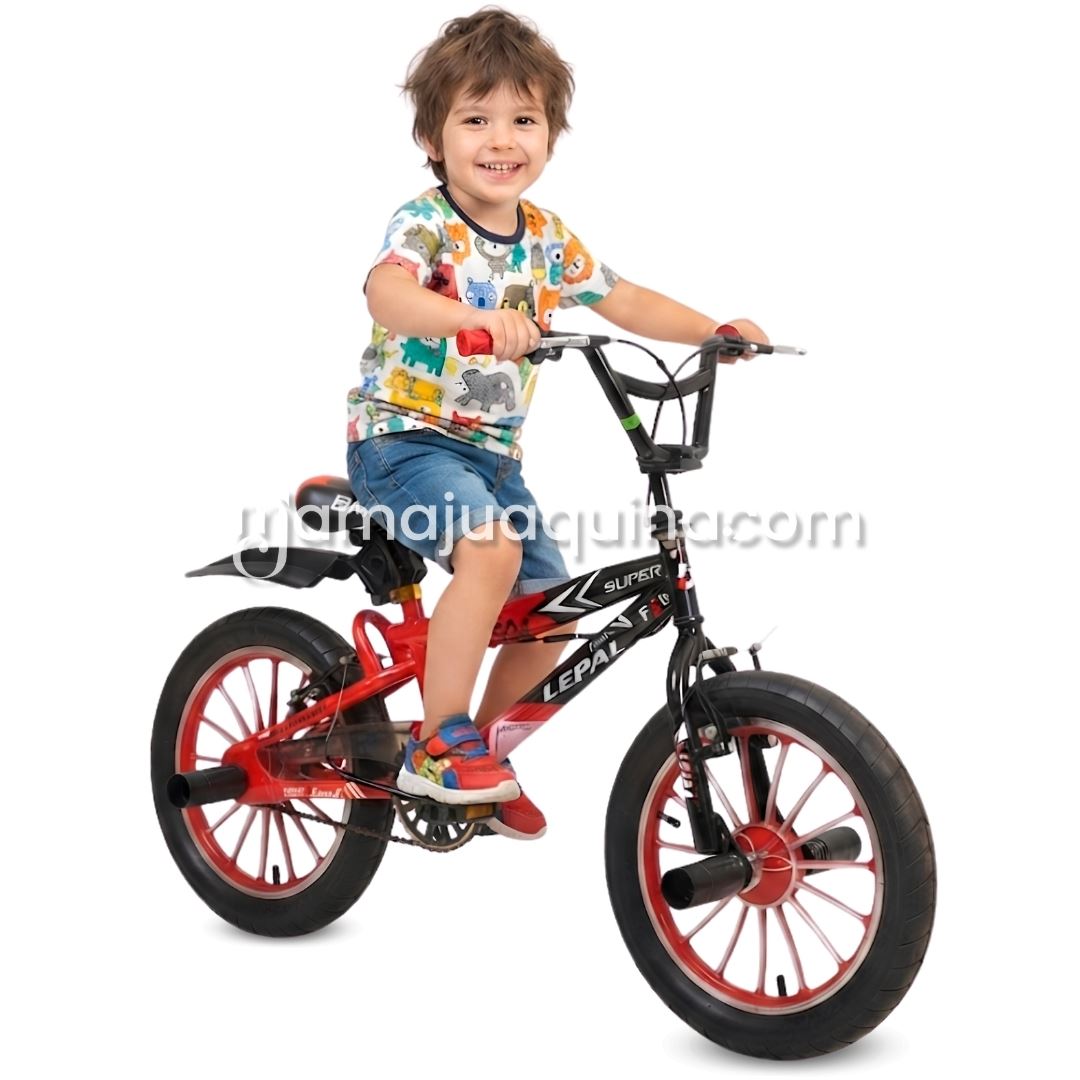 Bicicleta BMX Para Niño «RUSH» ARO 16 Colección Exclusiva Red