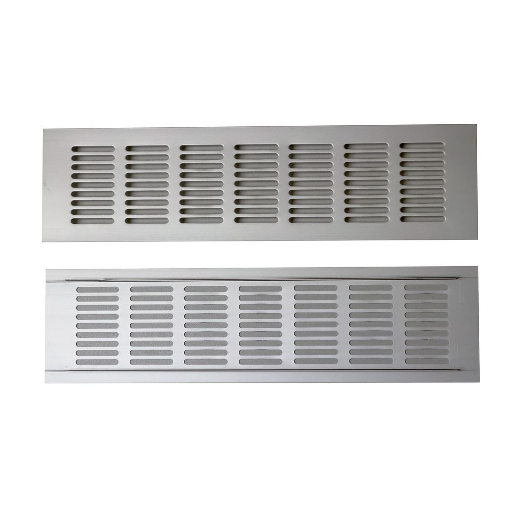 Rejilla de ventilación de aluminio matte de 30 cm x 8 cm Más Casa Perú