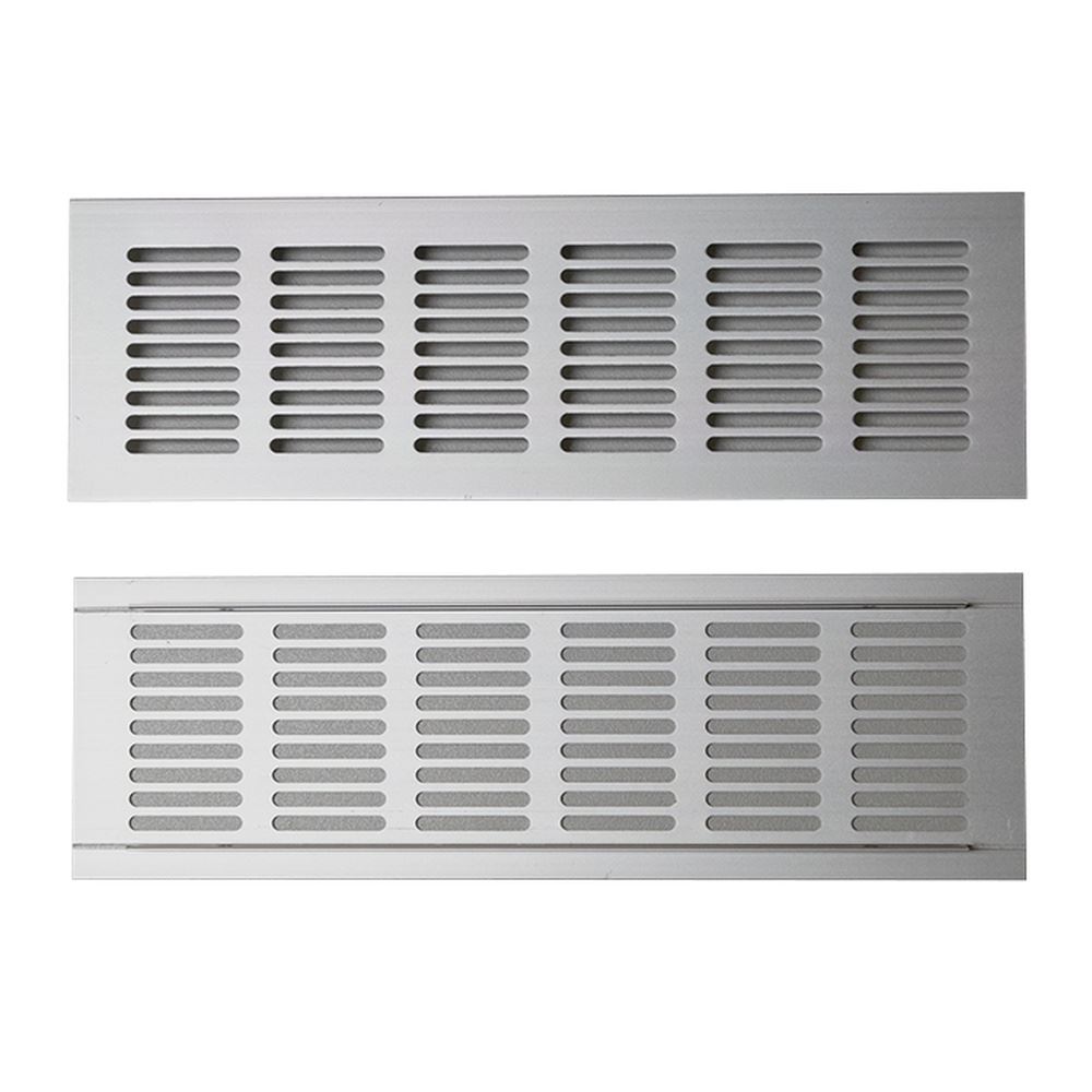 Rejilla de aluminio matte más casa perú de 25 cm x 8 cm Más Casa Perú