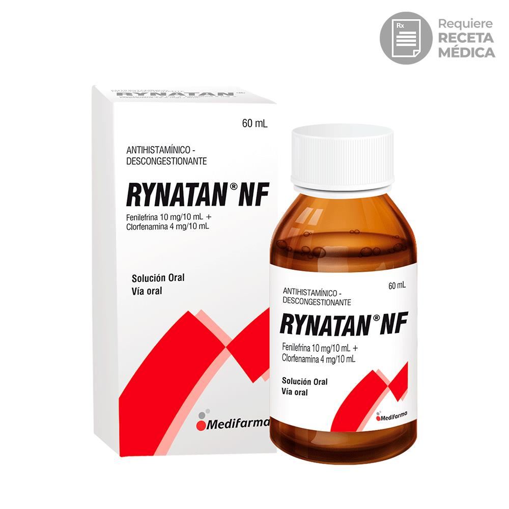 Rynatan NF 10 mg/10 mL + 4 mg/10 mL Solución Oral