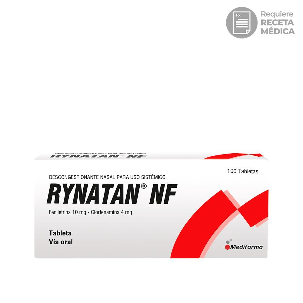 Rynatan NF 10 mg + 4 mg Tabletas