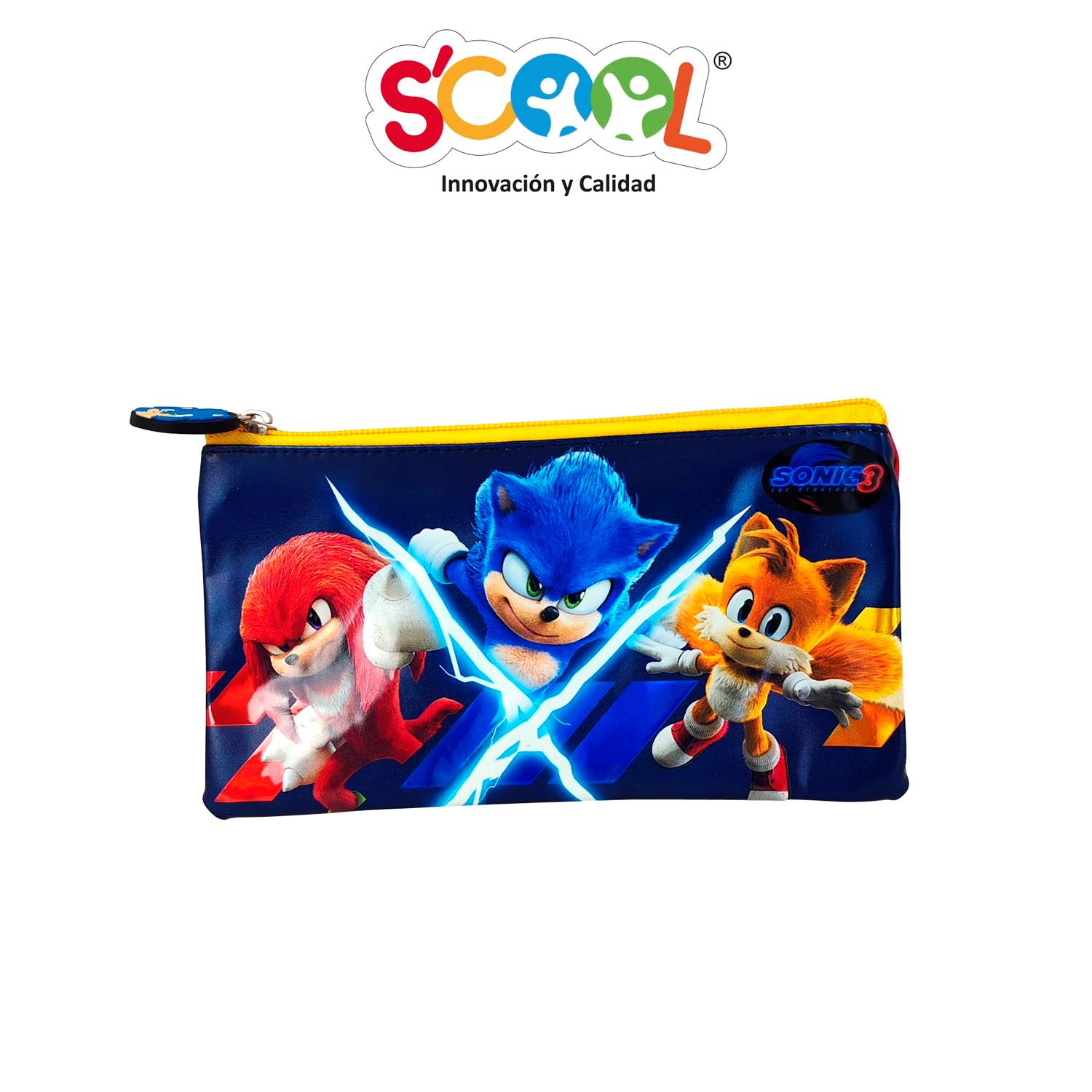 Scool - Cartuchera Escolar Kombat Sobre Sonic Movie