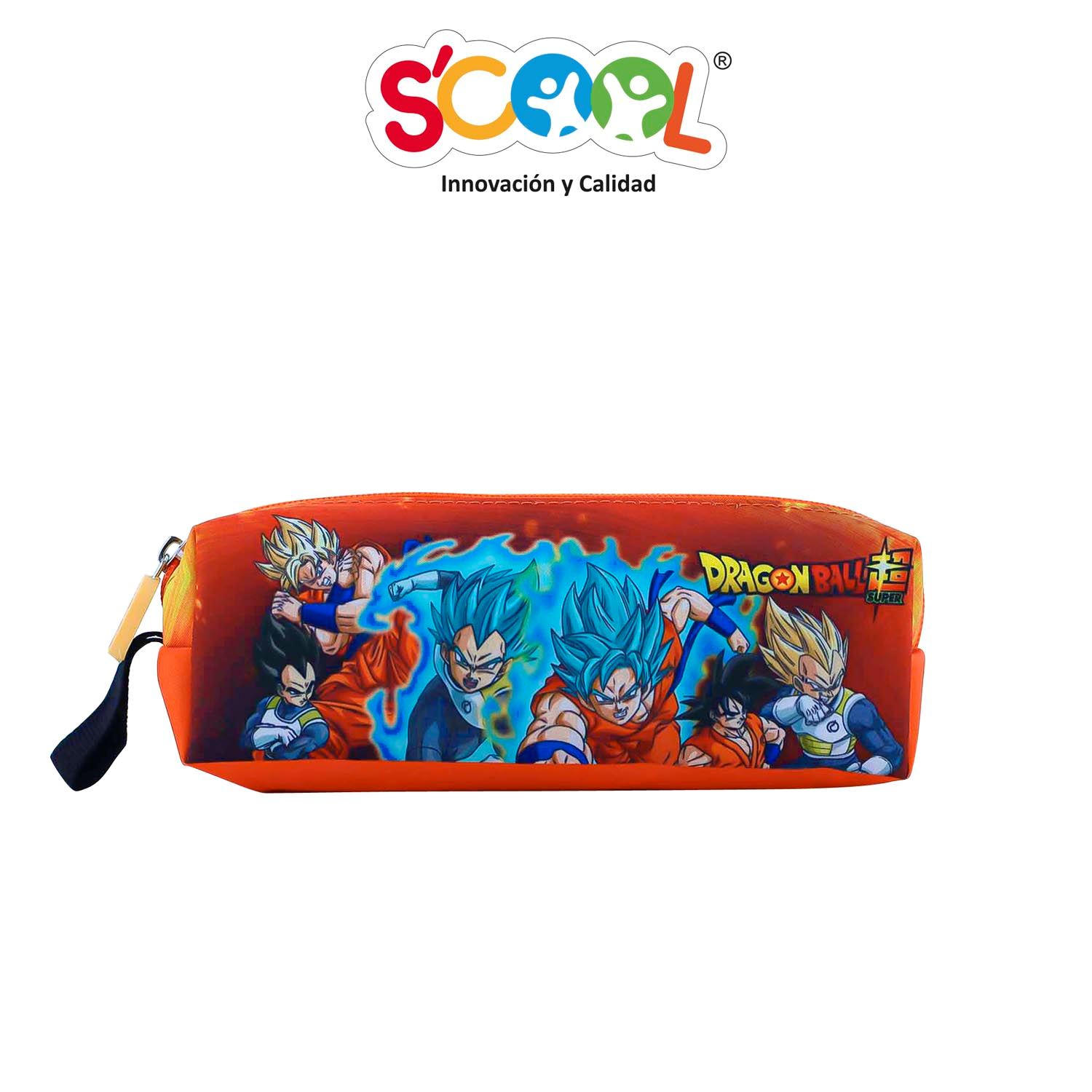 Scool - Cartuchera Escolar Kombat Recta Tela Dragon BallB