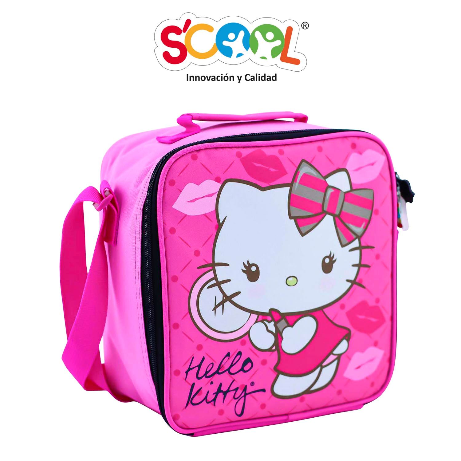 Scool - Lonchera Kombat Cuadrada Tela Hello KittyA