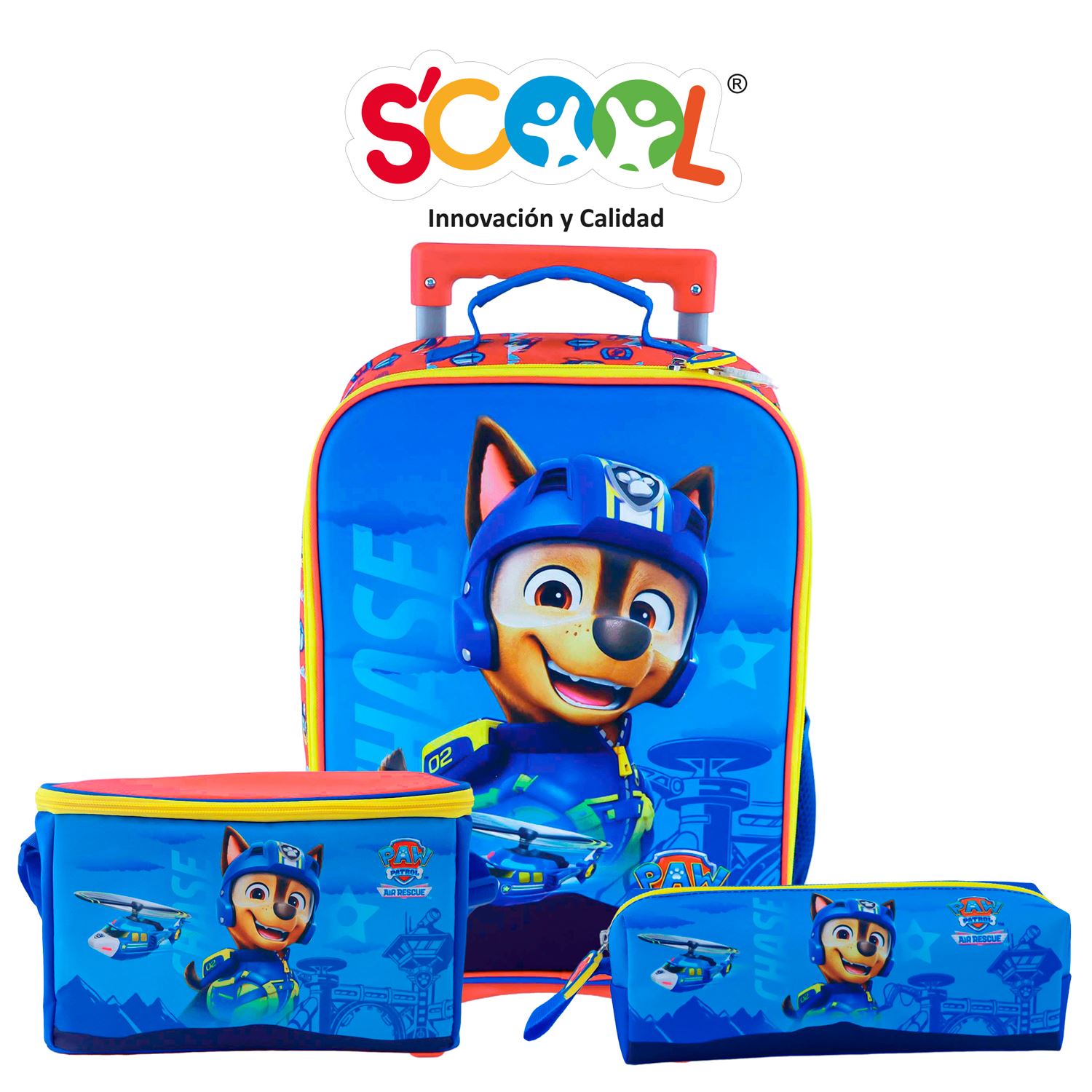 Scool - Set Maleta Kombat Med Eva 3D Paw Patrol H