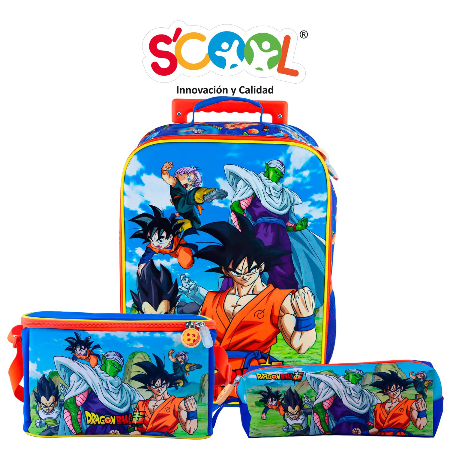 Scool - Set Maleta Kombat Gde Eva 3D Dragon BallA