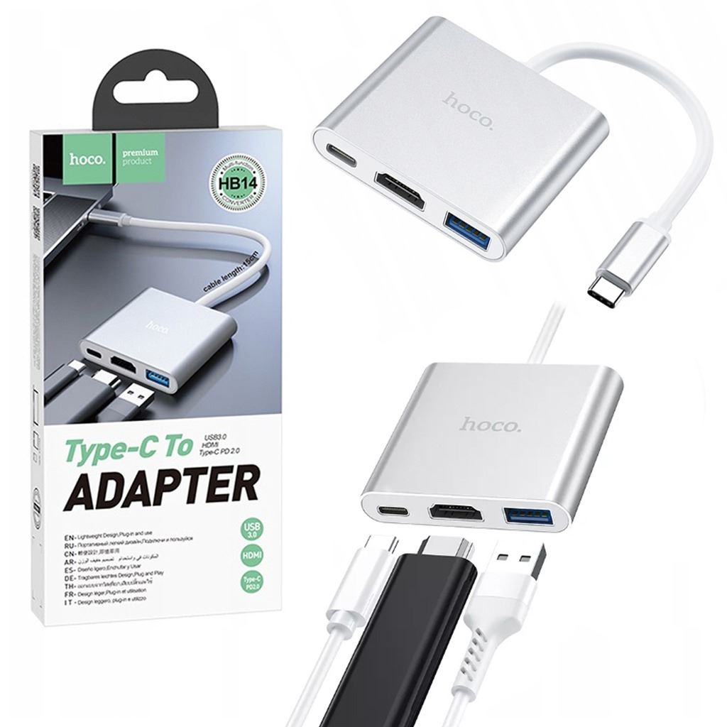 Cable USB-C 2.0 Dex Cable Lightning con salida USB-C blanco con entrada USB  Tipo C