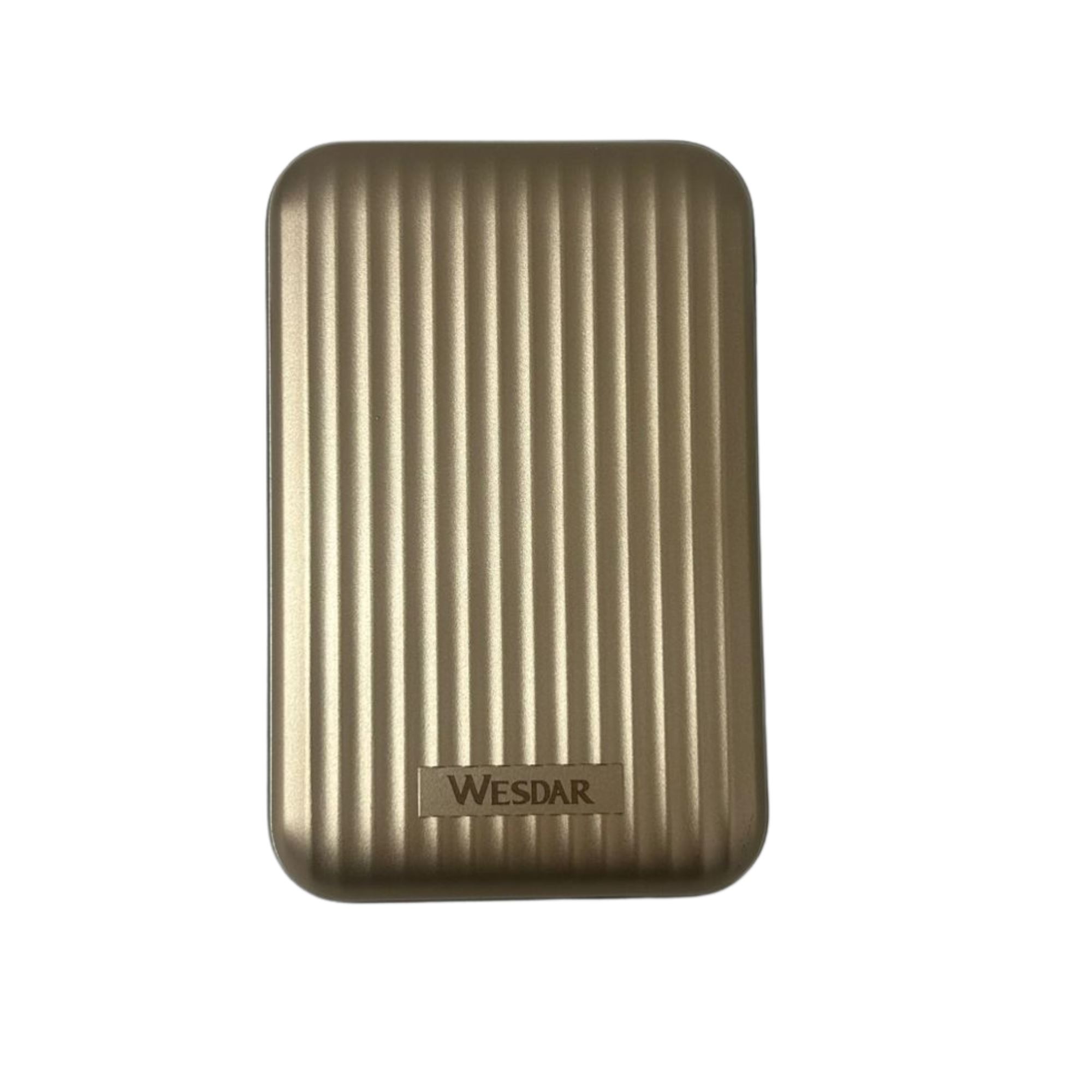Wesdar - Power Bank Inalámbrico y magnético 5000mah PDQC 15W - Dorado