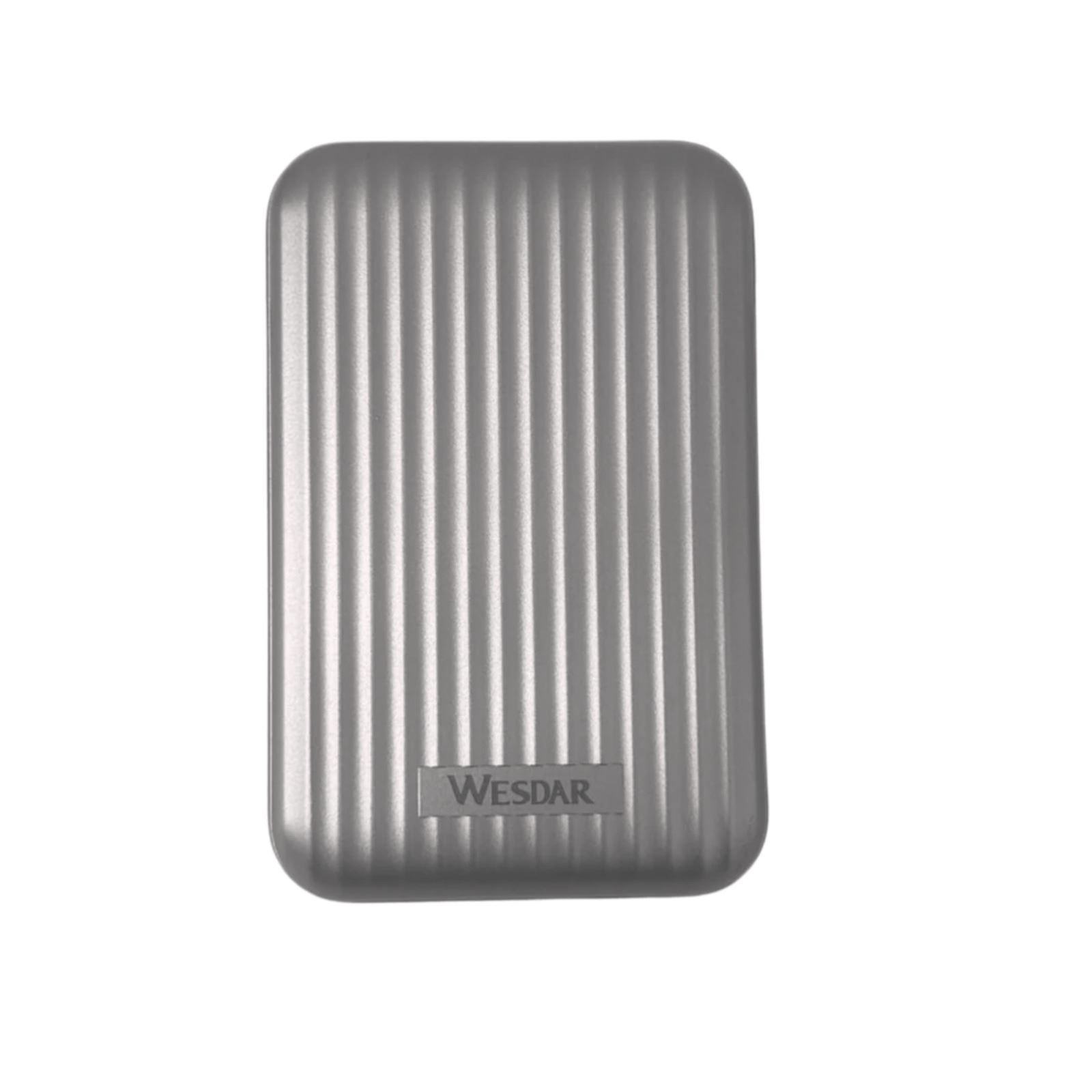 Wesdar - Power Bank Inalámbrico y magnético 5000mah PDQC 15W Plateado
