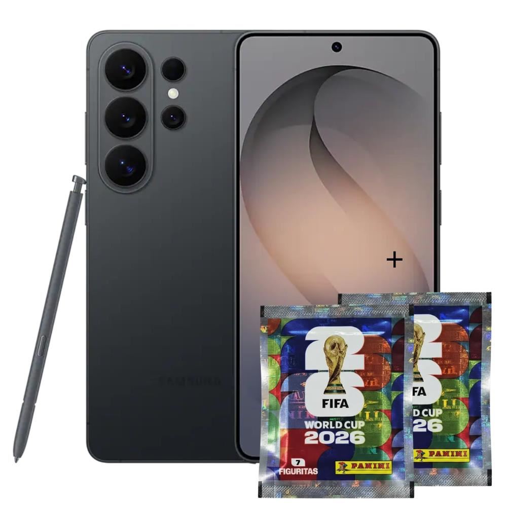 SAMSUNG S26 ULTRA 12GB 512GB BLACK + 2 SOBRES DEL MUNIDAL PANINI