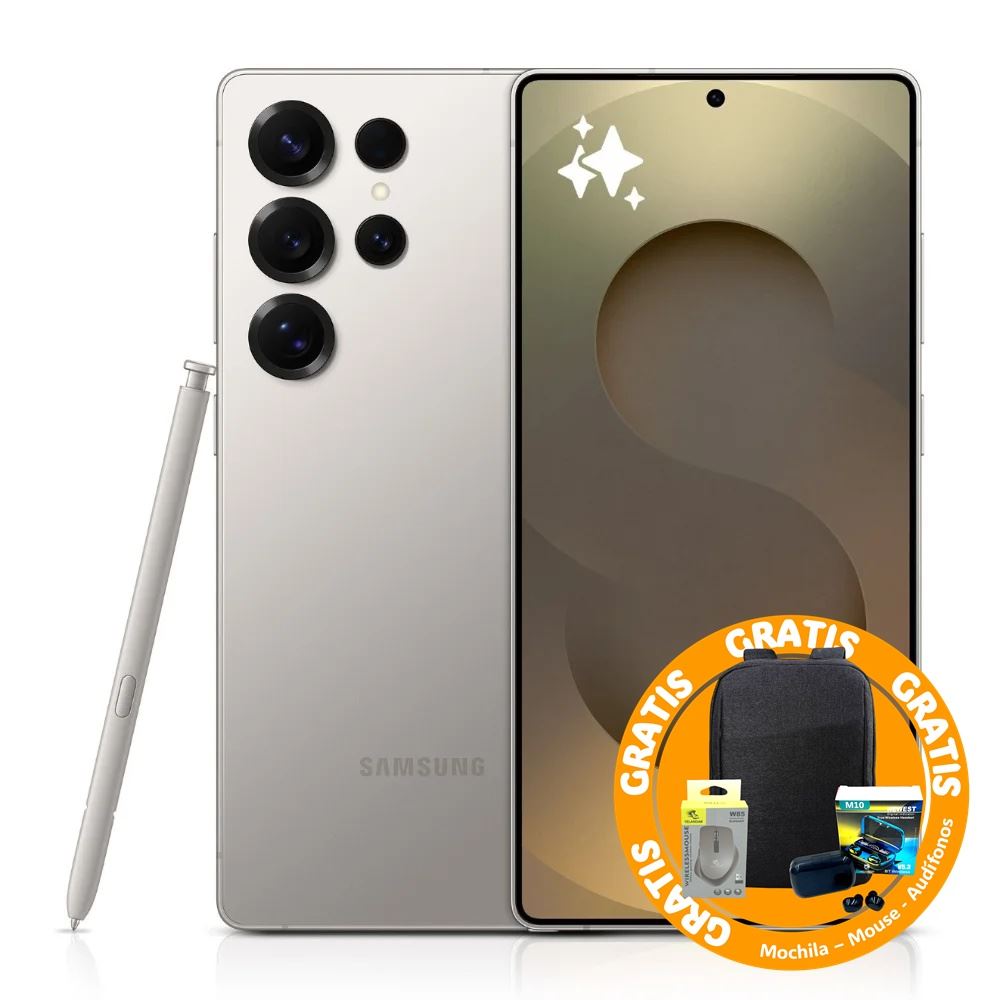 SAMSUNG GALAXY S25 ULTRA 512GB 12GB RAM 6.9” TITANIUM GRAY DESBLOQUEADO + PACK ESCOLAR GRATIS