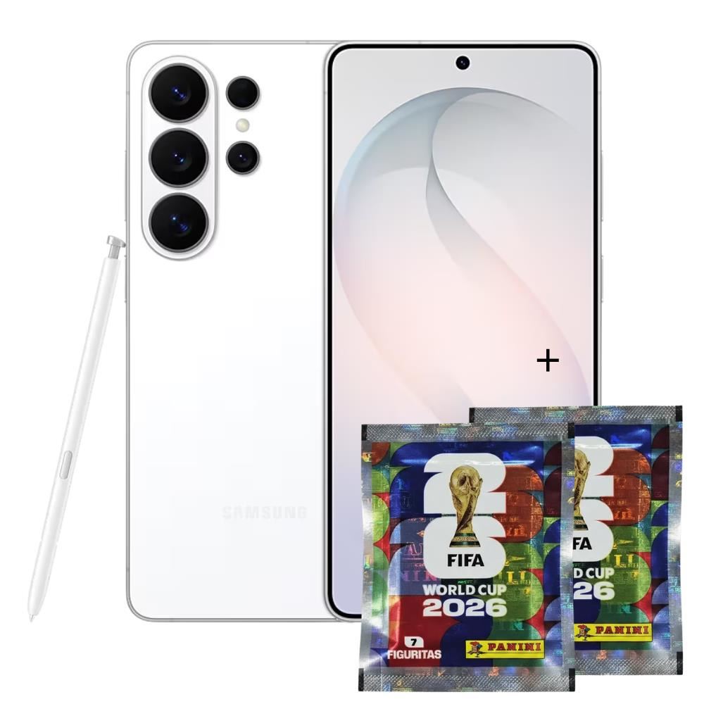 SAMSUNG S26 ULTRA 12GB 256GB WHITE + 2 SOBRES DEL MUNIDAL PANINI