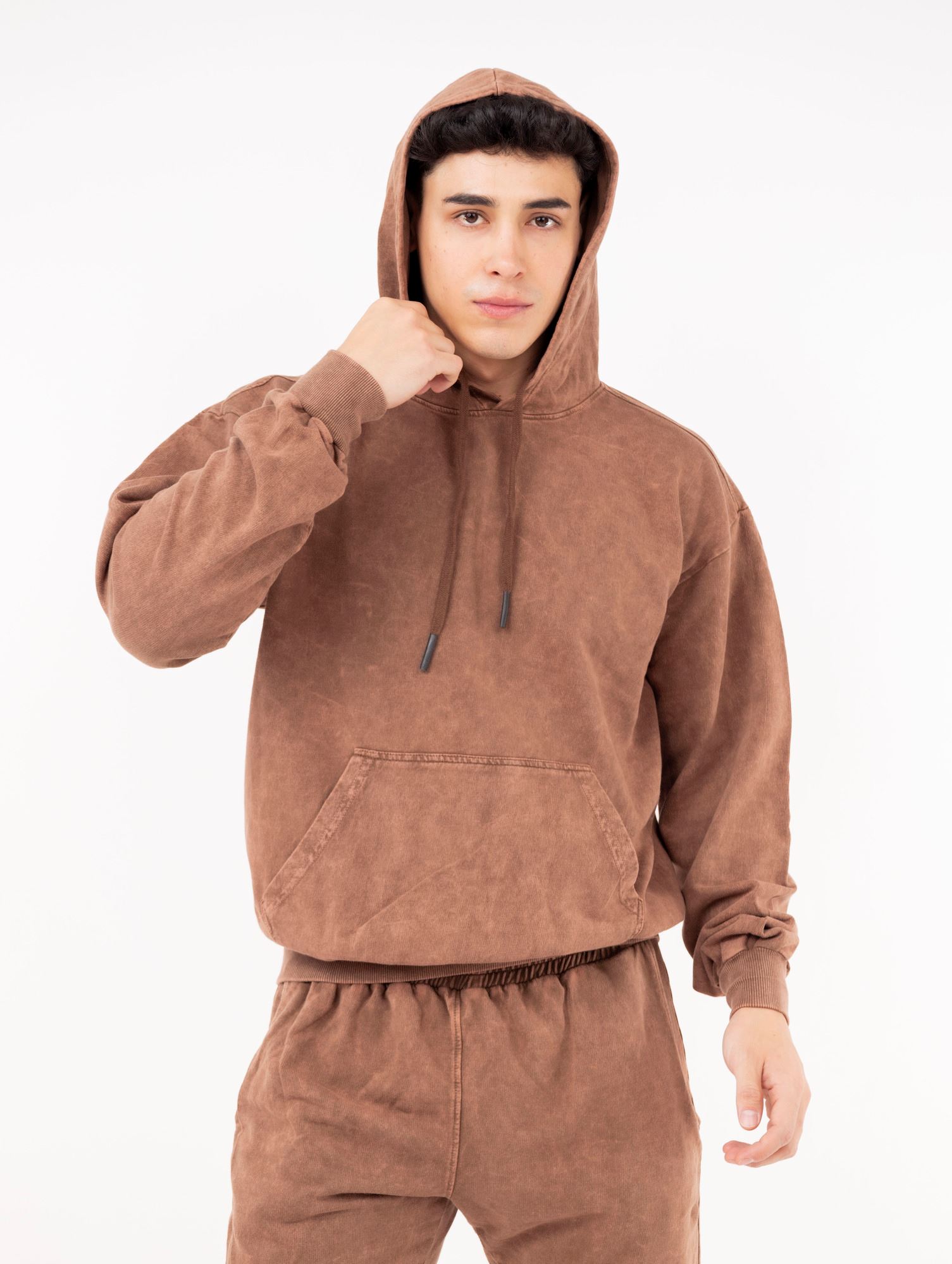 HSudadera-AcidWash-Marron