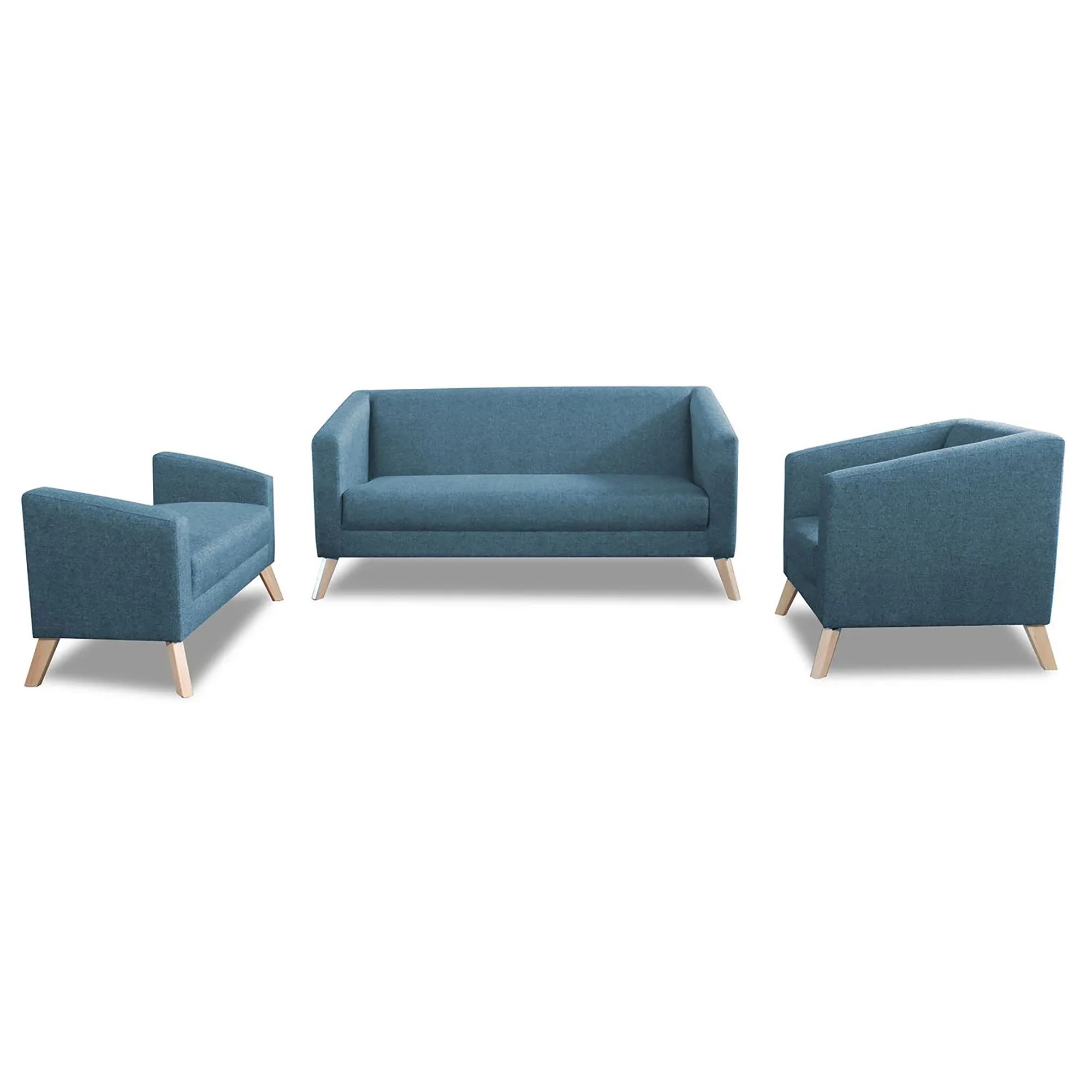 JUEGO DE SALA CASABELLA GINEBRA 3-1 + BANQUETA