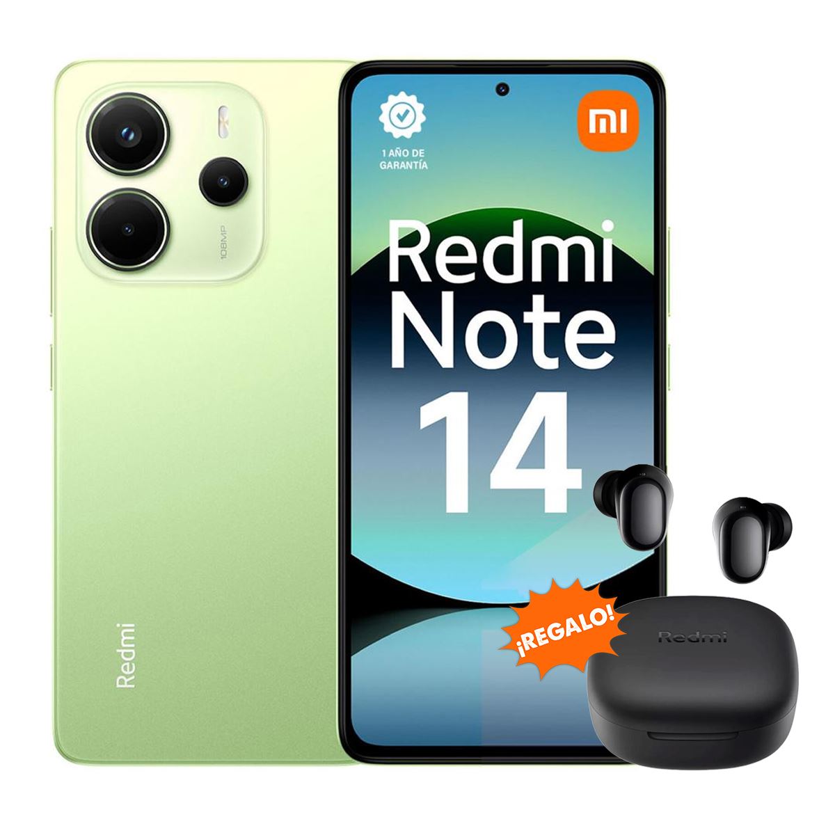 Xiaomi Redmi Note 14 256GB+8GB Verde