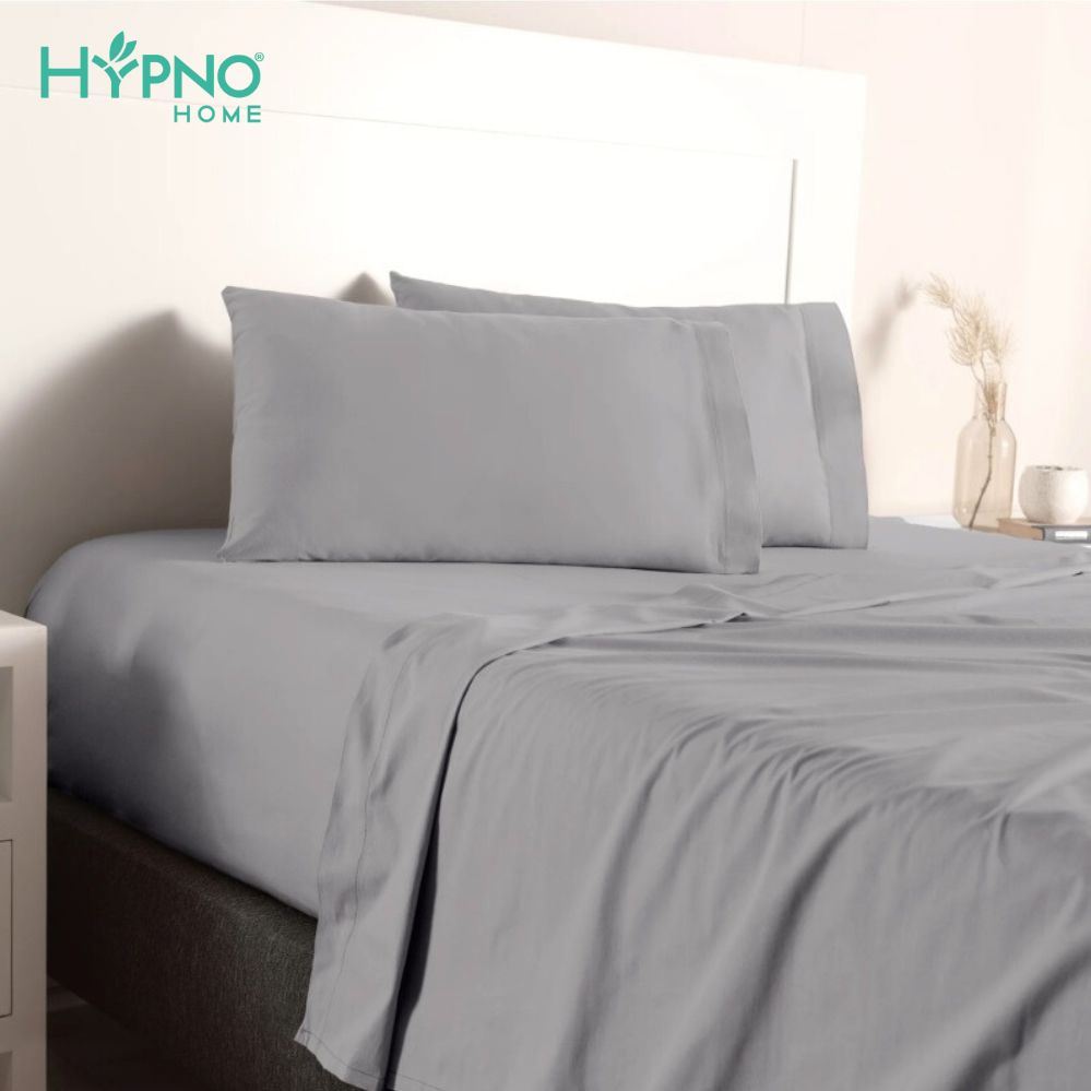 Juego de Sábanas Hypno Hecha 100% Bambú - Gris