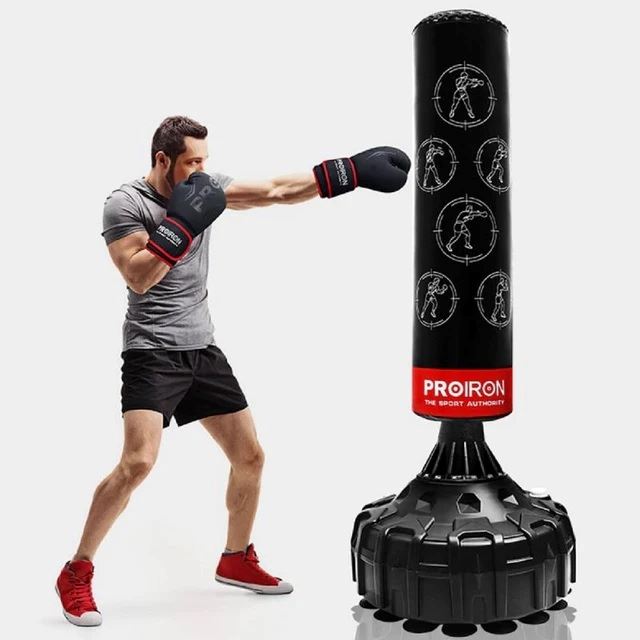 Saco de Boxeo Instructivo con base de pedestal PROIRON