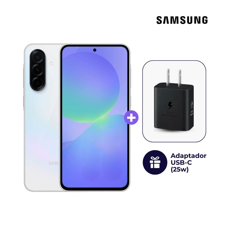Samsung Galaxy A36 5G 256GB 8GB Blanco + Adaptador USB-C Samsung Original 25W