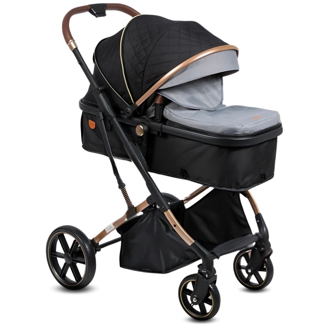 Coche Cuna Moisés de Lujo «SATURNO ULTRA» Gray