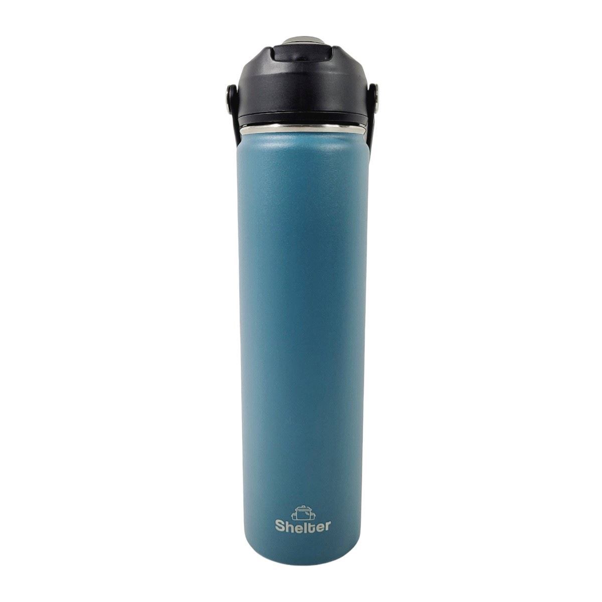Shelter sport bottle Blue Grey 740ml 25oz de acero inoxidable