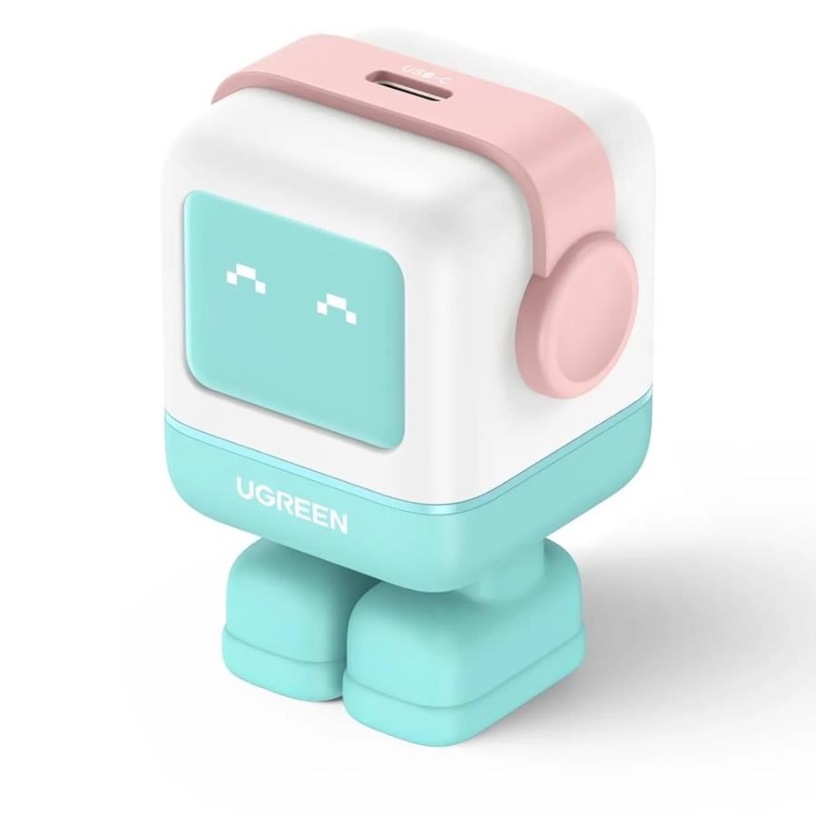 Cargador Robot Nexode 30W USB-C PINK BLUE UGREEN 45089