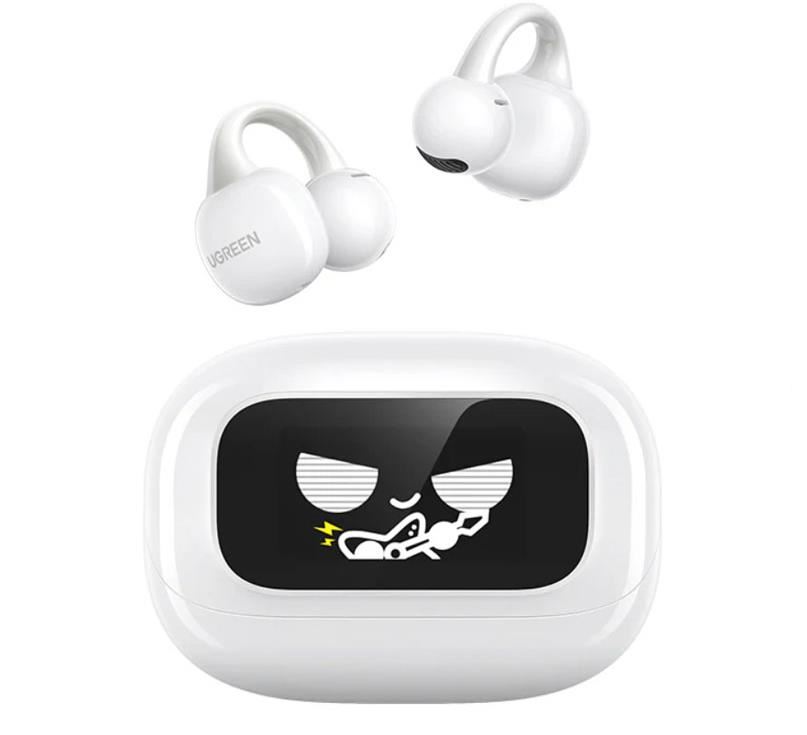 Audífonos ClipBuds Magic, Pantalla Smart LCD IPX5 Bluetooth 5.4 UGREEN WS208-55136