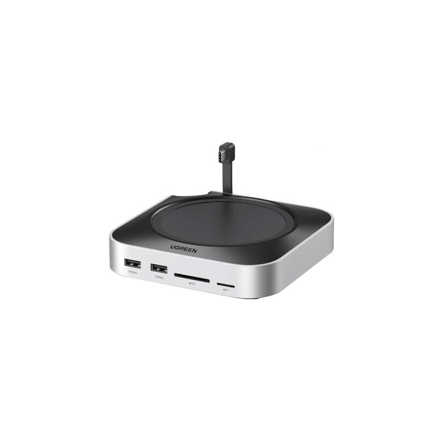 Docking Mac Mini M4 USB-C 8 en 1 SSD NVMe 10Gbps Blanco UGREEN CM841-65487