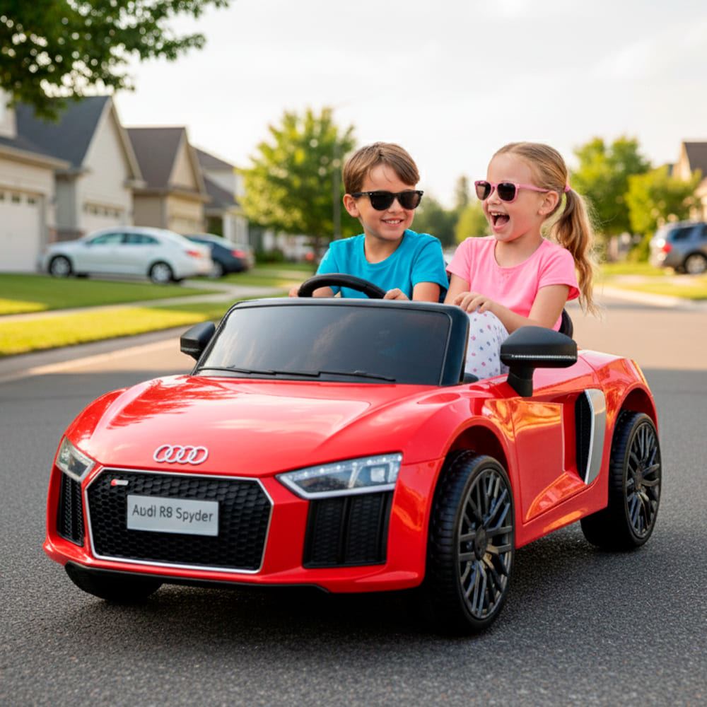 Carro a Batería Audi R8 Original Licenciado 12V Rojo