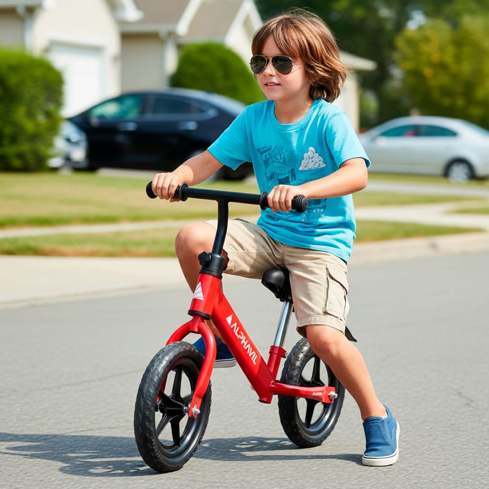 Bicicleta de Balance para Niños Alphavil BX1 Rojo