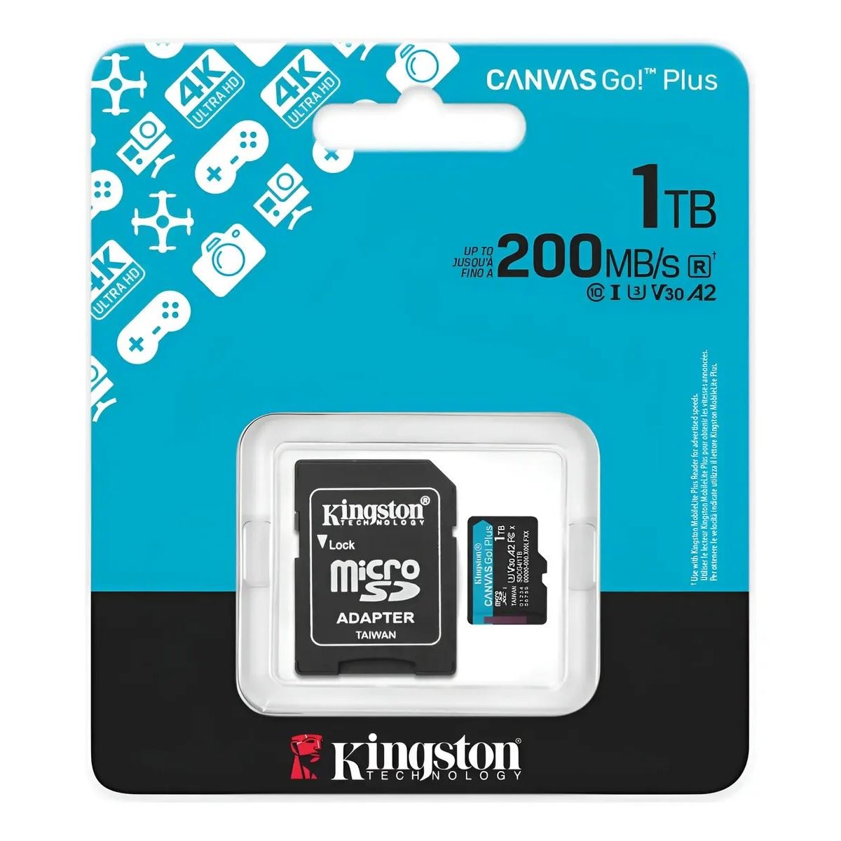 Kingston 1TB Canvas Go Plus Gen 4 U3 MicroSDXC - SDCG4/1TB