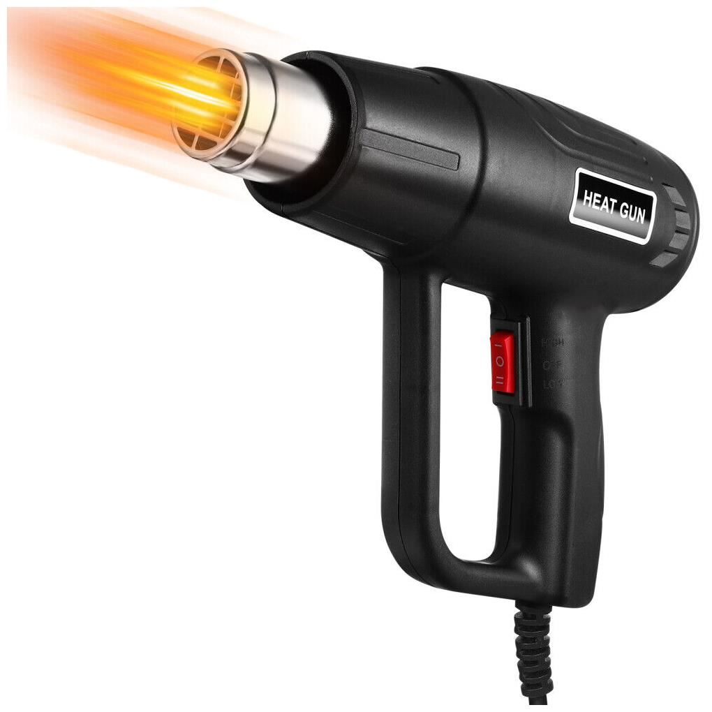Soplador térmico de 2000 W, color negro, voltaje 220 V